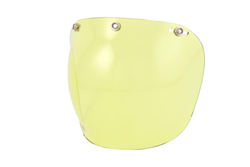 Airoh Garage 3-Snap Bubble Visor - Yellow